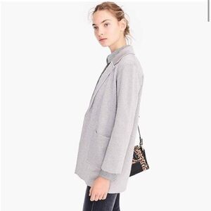 J Crew 365 Sparkly Sophie Gray Open-front Sweater Blazer Size Small